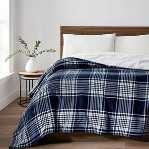 Ugg Navy Plaid Blanket